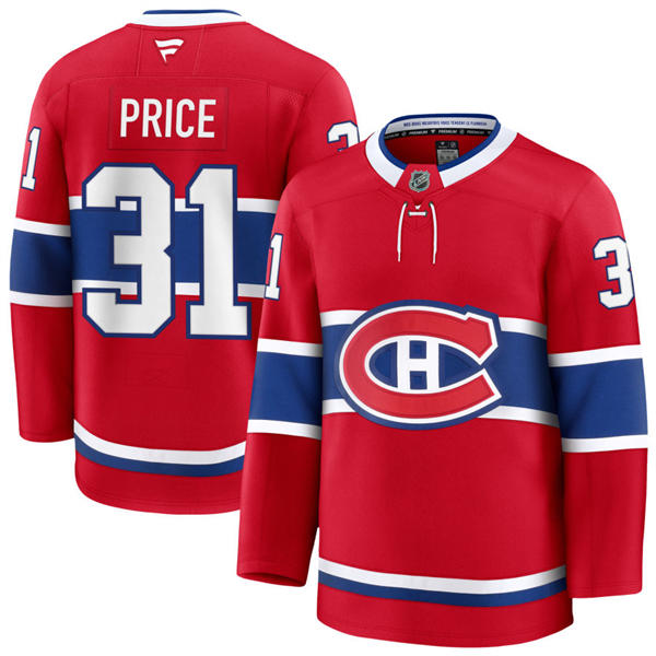 Womens Montreal Canadiens #31 Carey Price Fanatics Red Hockey Jersey